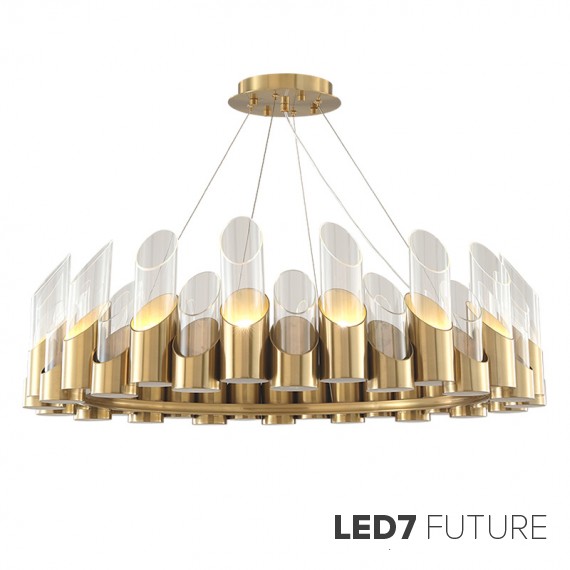 Loft Industry Modern - The Gold Chandelier